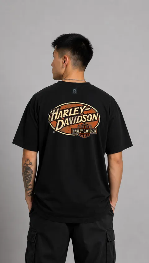 Remera Over Harley Cycles, vista 1