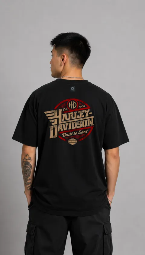 Remera Over Harley Davidson, vista 1