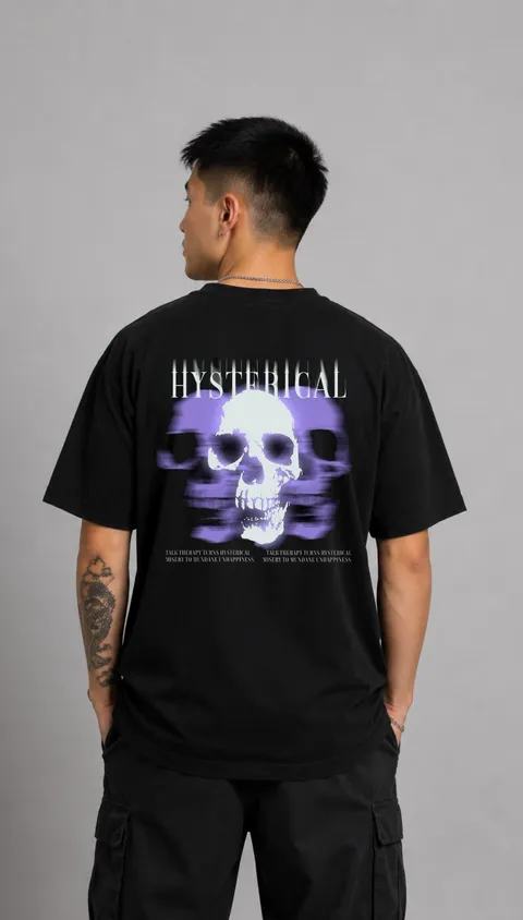 Remera Over Histerical, vista 1