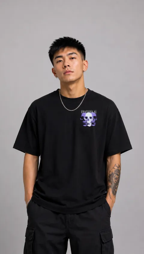 Remera Over Histerical, vista 2