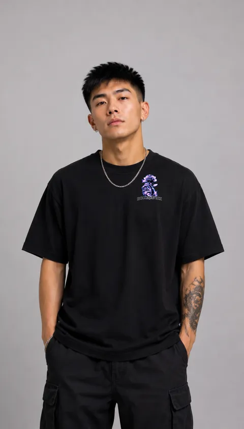 Remera Over Holomatrix, vista 2