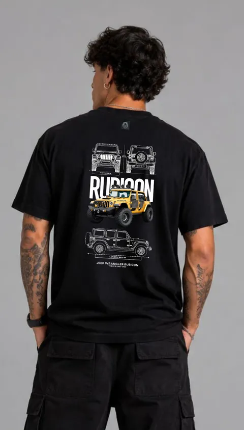 Remera Over Jeep Rubicon, vista 1