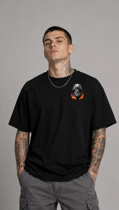 Remera Over Just Do It, vista 2