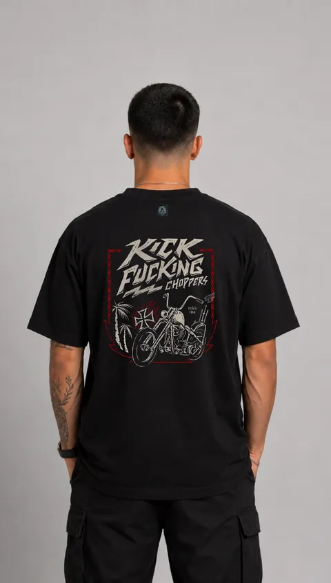 Remera Over Kick Fucking, vista 1