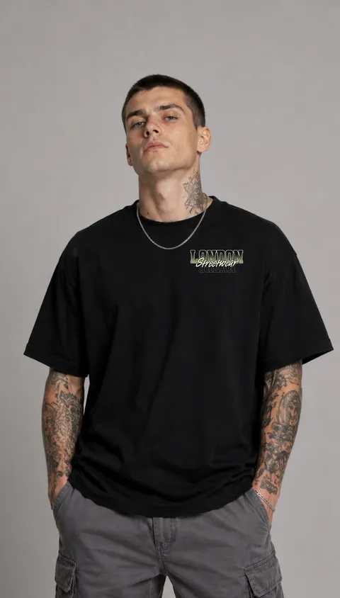 Remera Over London, vista 2