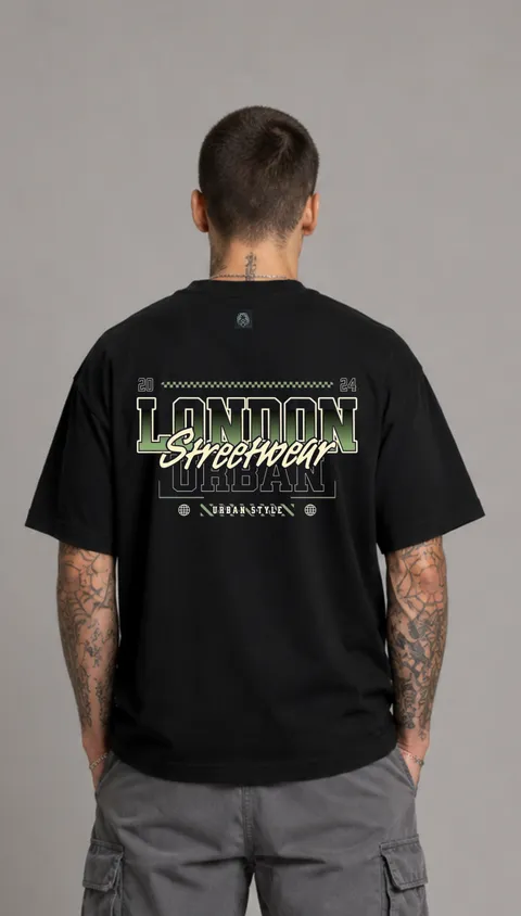 Remera Over London, vista 1