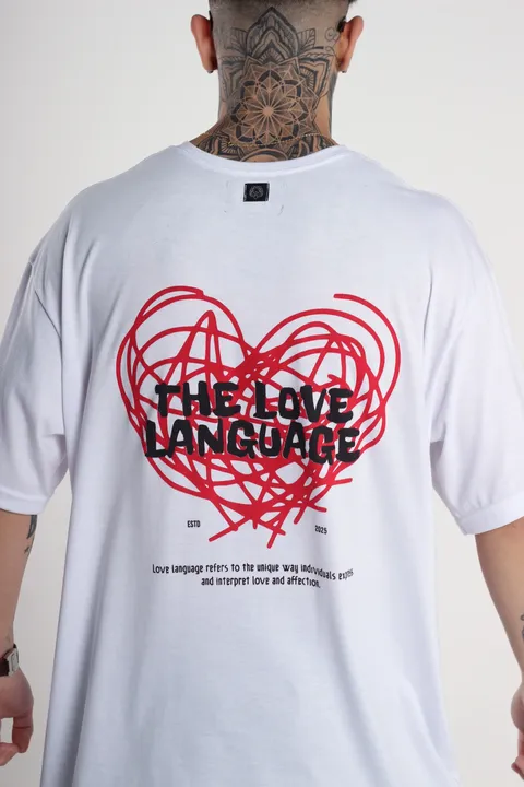 Remera Over Love Language, vista 1