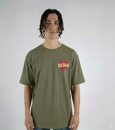 Remera Over Many Faces, vista 2
