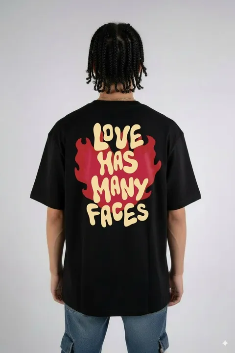 Remera Over Many Faces, vista 3