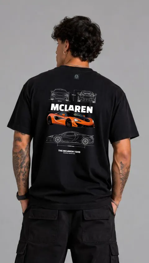 Remera Over Mclaren, vista 1