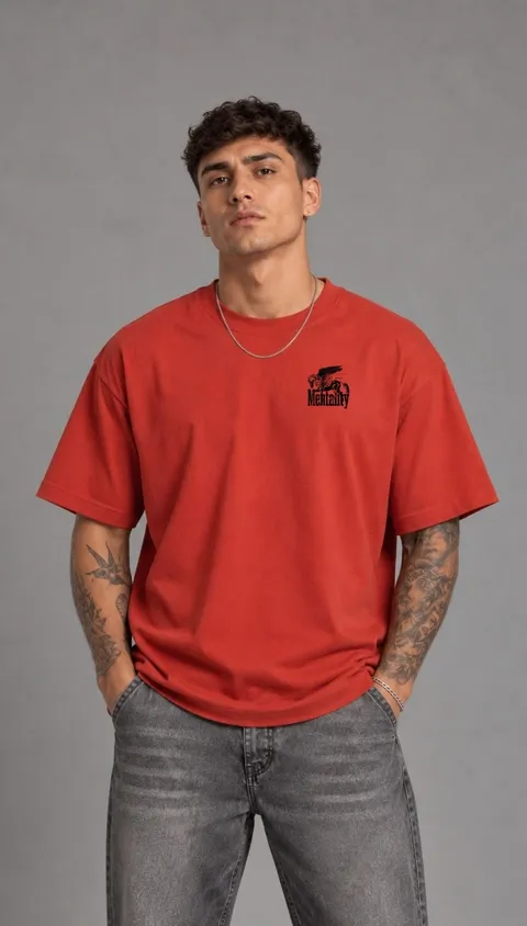 Remera Over Mentality, vista 2