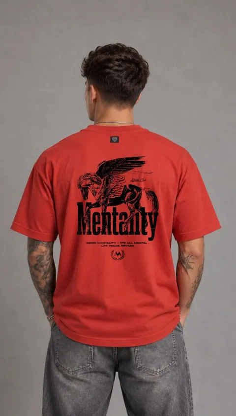 Remera Over Mentality, vista 1