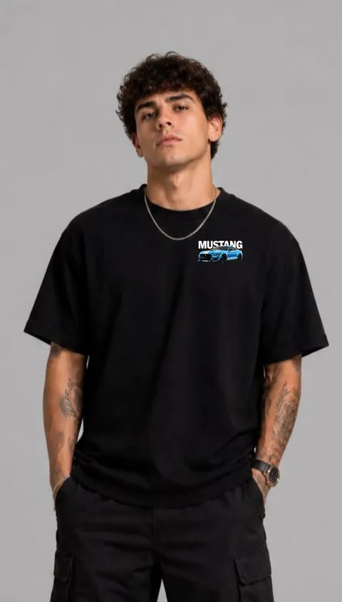 Remera Over Mustang, vista 2