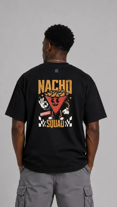 Remera Over Nacho Squad, vista 1