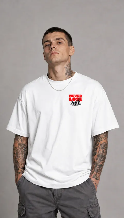 Remera Over Never Lose, vista 2