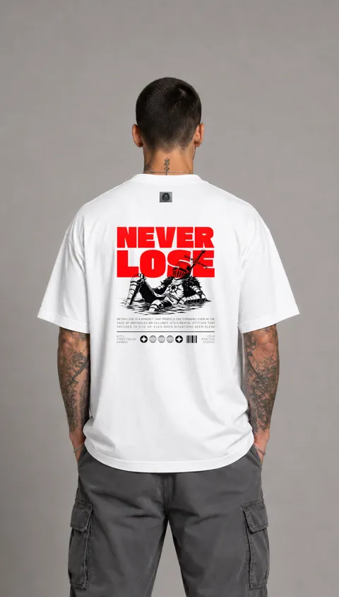 Remera Over Never Lose, vista 1