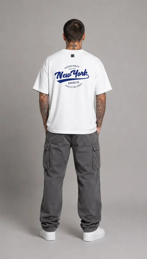 Remera Over New York, vista 3