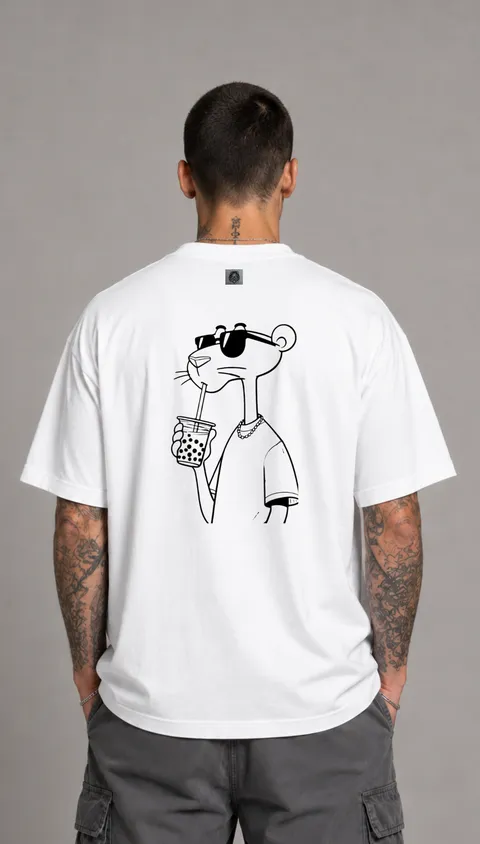 Remera Over Panther, vista 1