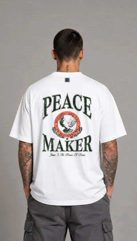 Remera Over Peace Maker, vista 1
