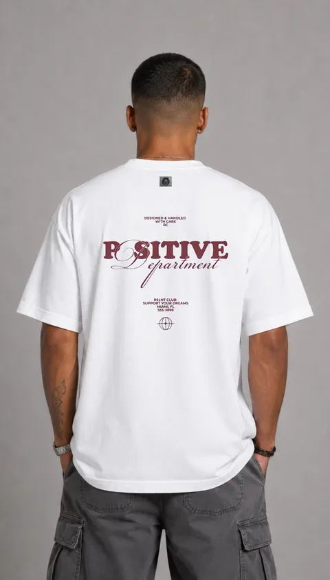 Remera Over Positive, vista 1