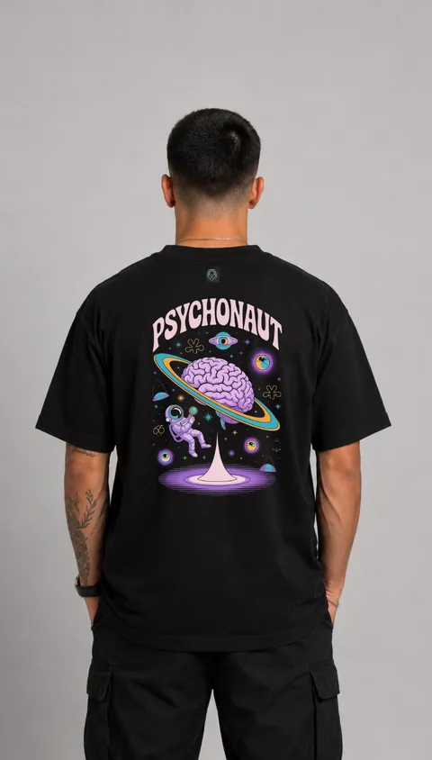 Remera Over Psychonaut, vista 1