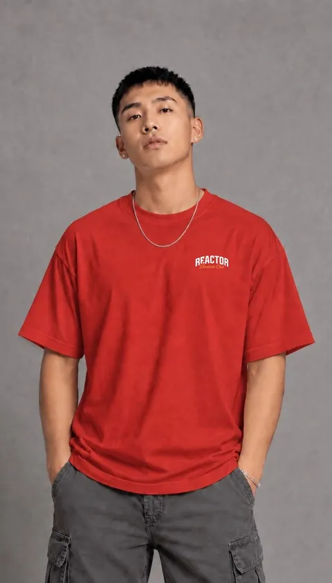 Remera Over Reactor, vista 2