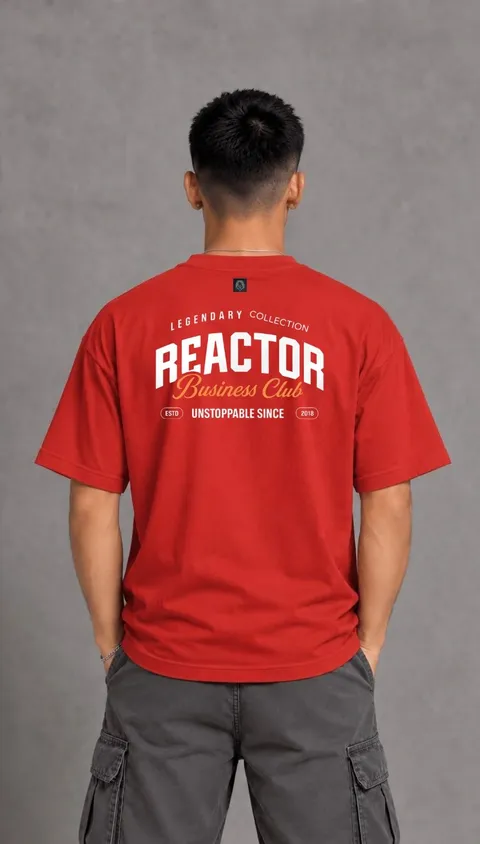 Remera Over Reactor, vista 1