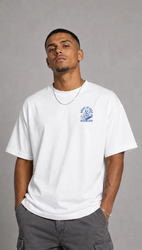 Remera Over Rich In Love, vista 2