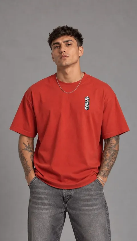 Remera Over Risk, vista 2