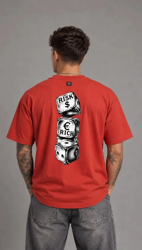 Remera Over Risk, vista 1