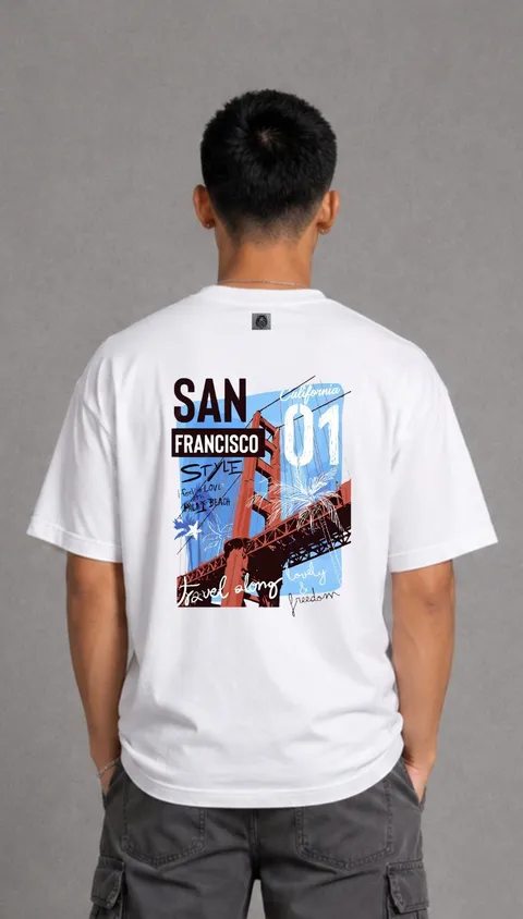 Remera Over San Francisco, vista 1