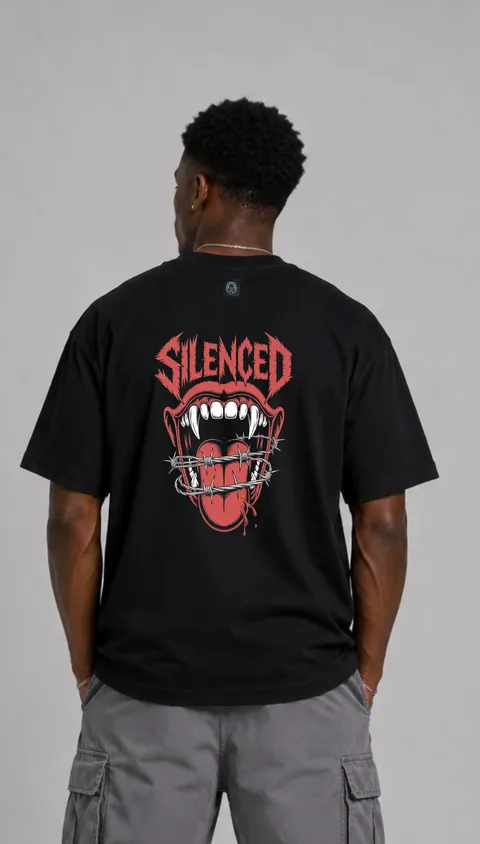 Remera Over Silenced, vista 1