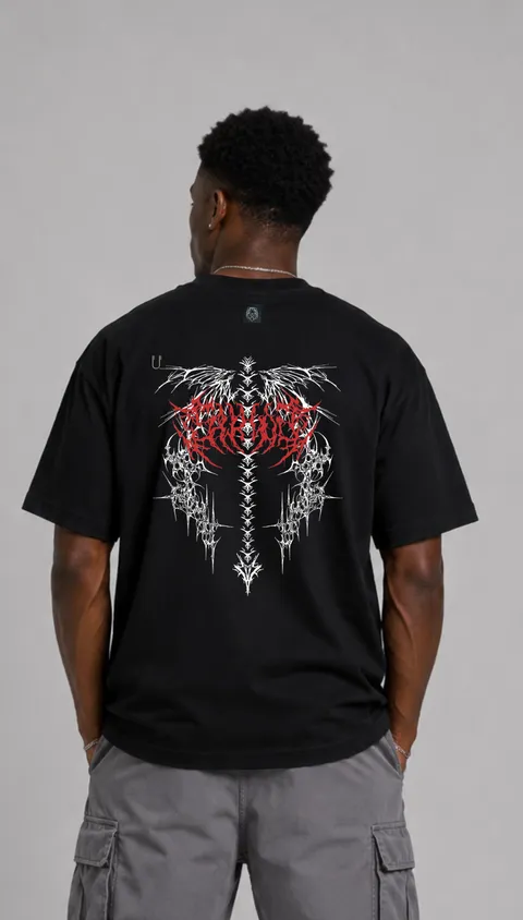 Remera Over Skull Winds, vista 1