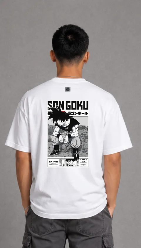 Remera Over Son Goku, vista 3