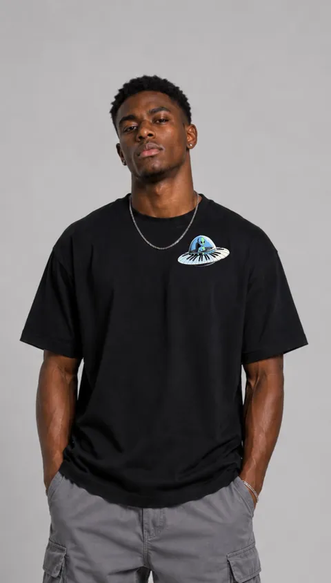 Remera Over Sound, vista 2