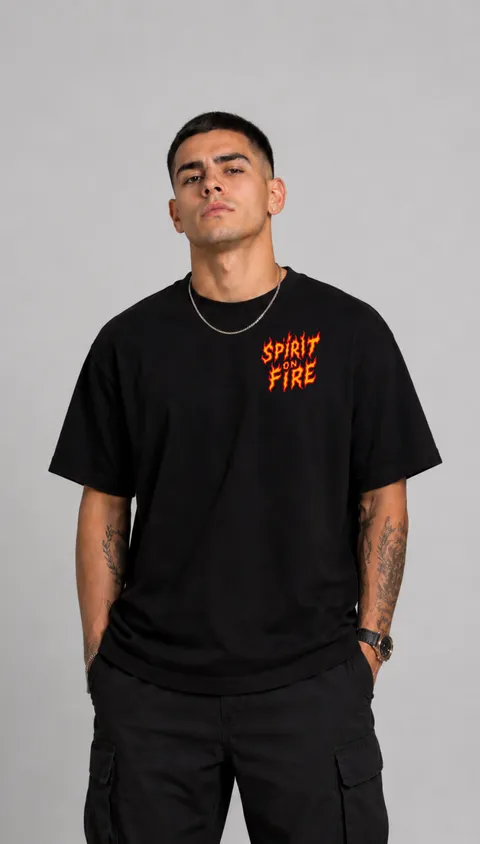 Remera Over Spirit On Fire, vista 2
