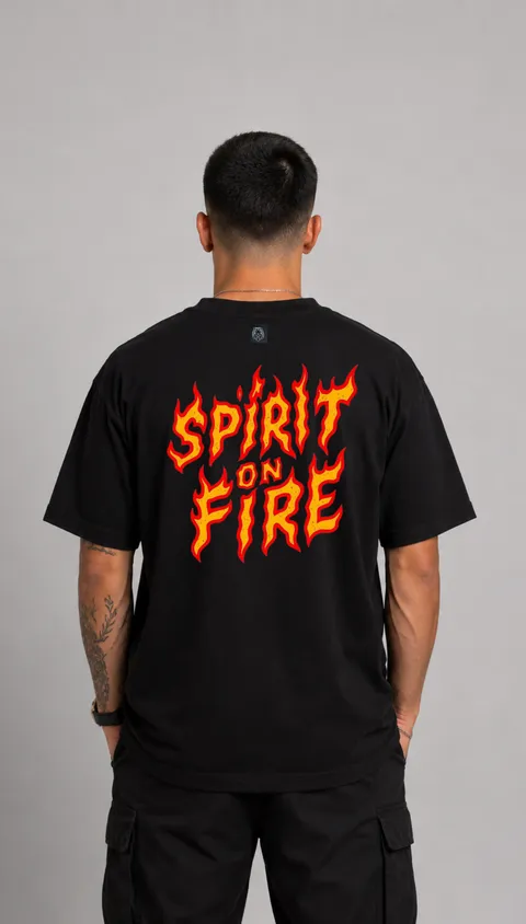 Remera Over Spirit On Fire, vista 1