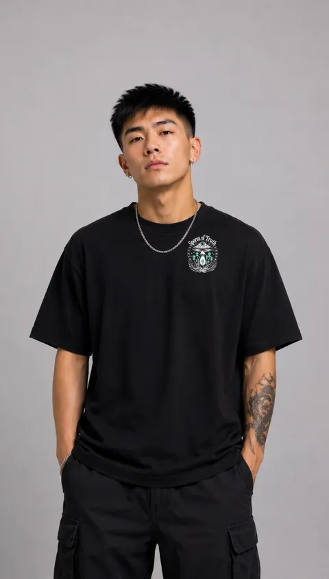 Remera Over Spores, vista 2