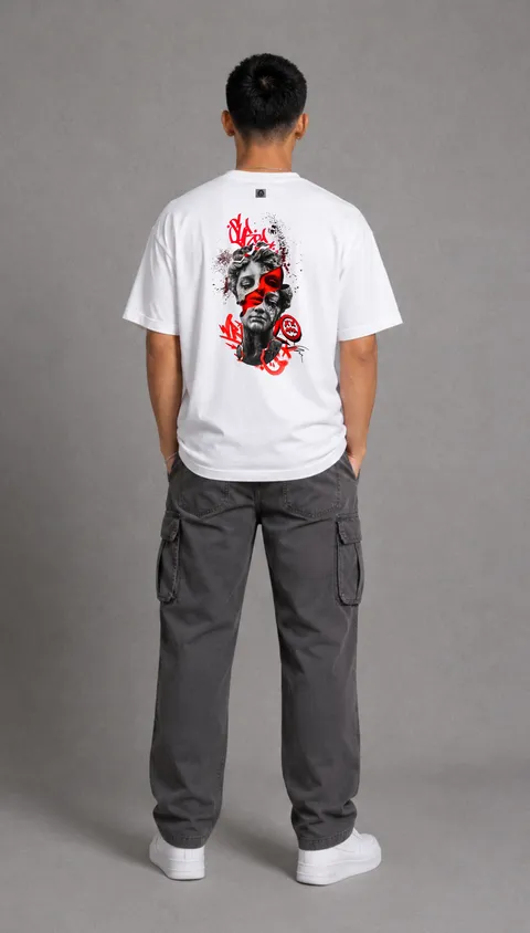 Remera Over Statue, vista 3