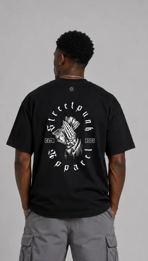 Remera Over Street Punk, vista 1