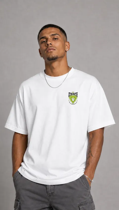 Remera Over Strength, vista 2