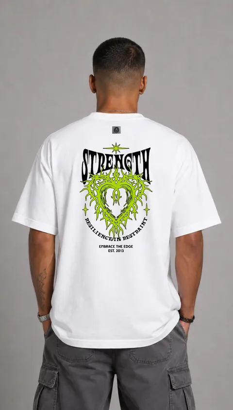 Remera Over Strength, vista 1