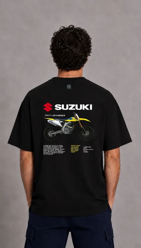 Remera Over Susuki RM 2450, vista 1