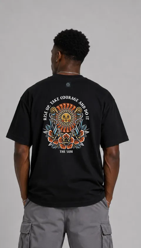 Remera Over Take Courage, vista 1