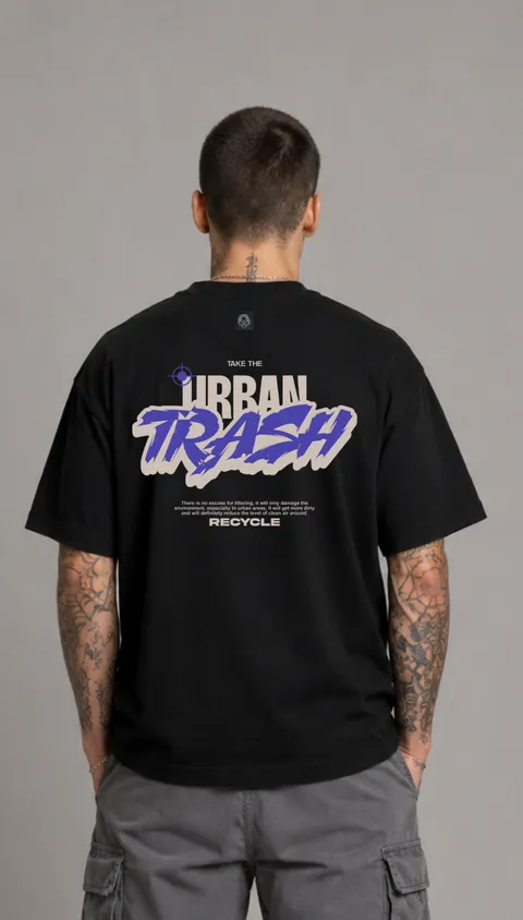 Remera Over Trash, vista 1