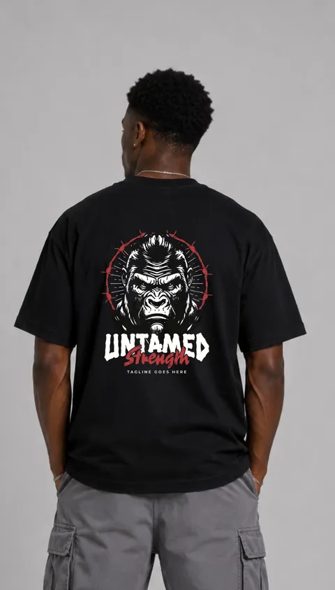 Remera Over Untamed, vista 1