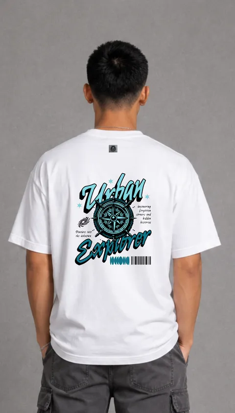 Remera Over Urban Explorer, vista 1