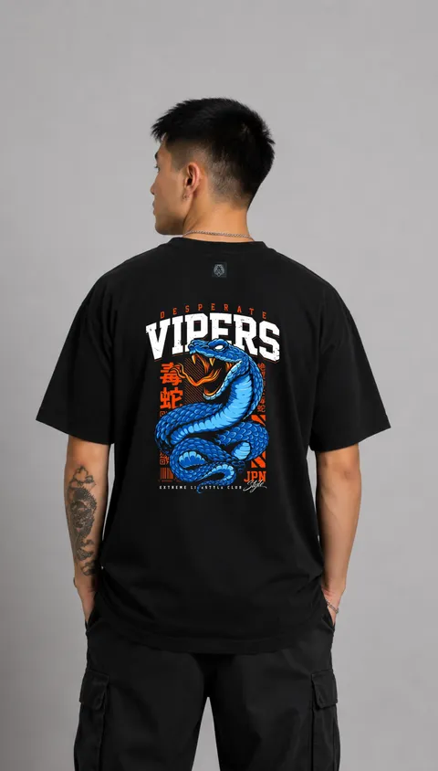 Remera Over Vipers, vista 1