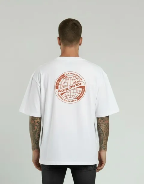 Remera Over Worldwide, vista 1